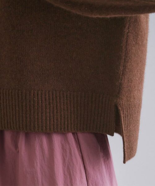 OPAQUE.CLIP / オペーク ドット クリップ ニット・セーター | 【es】メリノウール クルーミドルゲージニット | 詳細19
