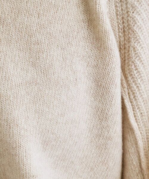 OPAQUE.CLIP / オペーク ドット クリップ ニット・セーター | 【es】メリノウール クルーミドルゲージニット | 詳細8
