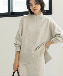 OPAQUE.CLIP / オペーク ドット クリップ ニット・セーター | ラメスパンコールハイネックニット/セットアップ対応可【洗濯機OK】