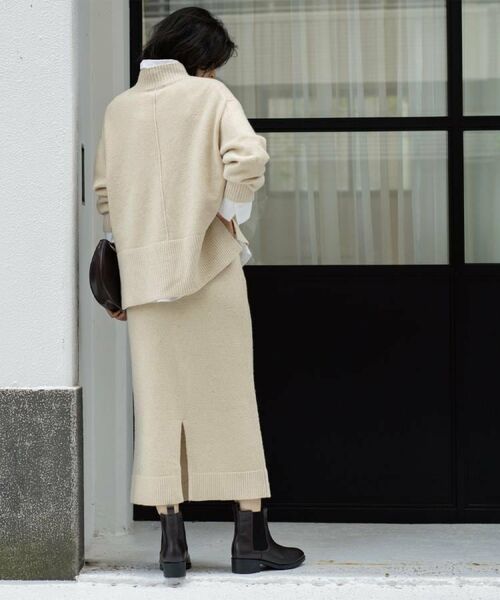 OPAQUE.CLIP / オペーク ドット クリップ ニット・セーター | ラメスパンコールハイネックニット/セットアップ対応可【洗濯機OK】 | 詳細24