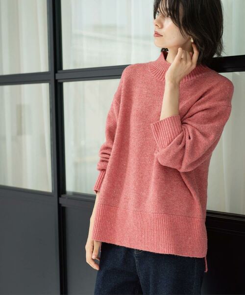 OPAQUE.CLIP / オペーク ドット クリップ ニット・セーター | ラメスパンコールハイネックニット/セットアップ対応可【洗濯機OK】 | 詳細29