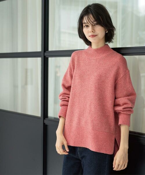 OPAQUE.CLIP / オペーク ドット クリップ ニット・セーター | ラメスパンコールハイネックニット/セットアップ対応可【洗濯機OK】 | 詳細30