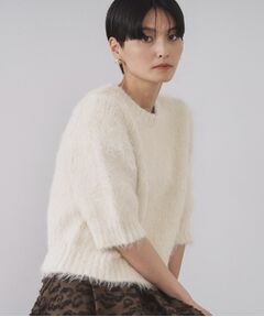 OPAQUE.CLIP / オペーク ドット クリップ ニット・セーター | フェザーヤーンニット【洗濯機OK/抗ピル】