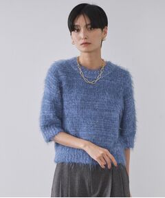 OPAQUE.CLIP / オペーク ドット クリップ ニット・セーター | フェザーヤーンニット【洗濯機OK/抗ピル】