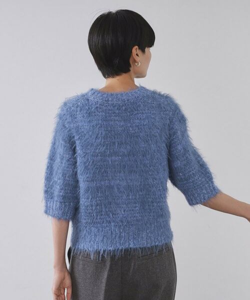 OPAQUE.CLIP / オペーク ドット クリップ ニット・セーター | フェザーヤーンニット【洗濯機OK/抗ピル】 | 詳細15