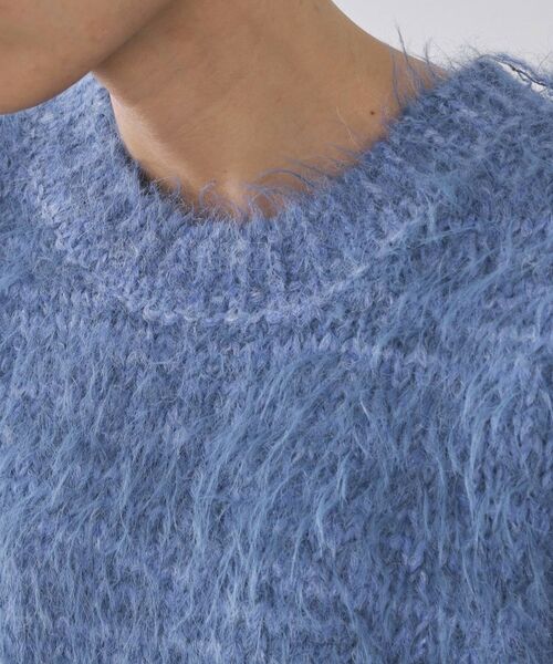 OPAQUE.CLIP / オペーク ドット クリップ ニット・セーター | フェザーヤーンニット【洗濯機OK/抗ピル】 | 詳細16