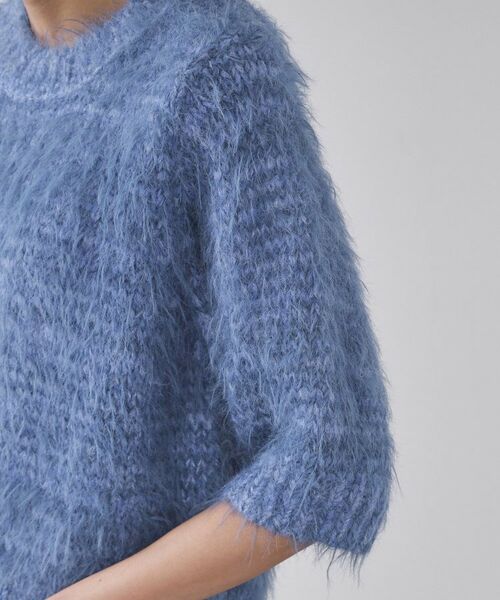 OPAQUE.CLIP / オペーク ドット クリップ ニット・セーター | フェザーヤーンニット【洗濯機OK/抗ピル】 | 詳細17