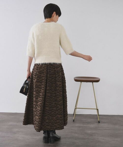 OPAQUE.CLIP / オペーク ドット クリップ ニット・セーター | フェザーヤーンニット【洗濯機OK/抗ピル】 | 詳細3