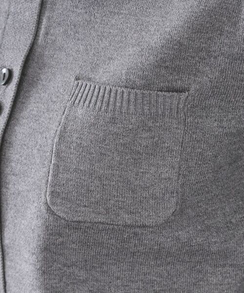 OPAQUE.CLIP / オペーク ドット クリップ ニット・セーター | 袖口ドッキング ポロ衿デザインニット【洗濯機OK】 | 詳細17