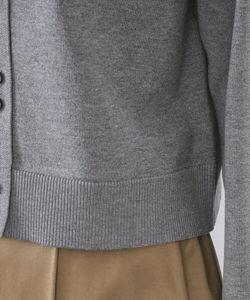 OPAQUE.CLIP / オペーク ドット クリップ ニット・セーター | 袖口ドッキング ポロ衿デザインニット【洗濯機OK】 | 詳細21