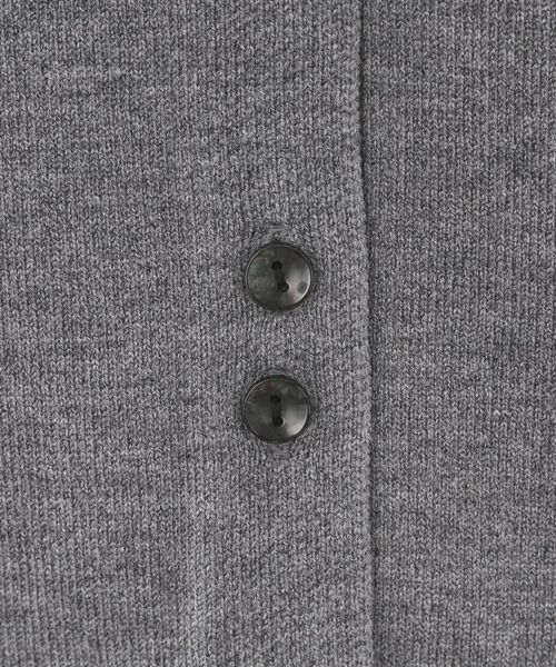 OPAQUE.CLIP / オペーク ドット クリップ ニット・セーター | 袖口ドッキング ポロ衿デザインニット【洗濯機OK】 | 詳細4
