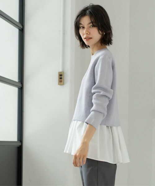 OPAQUE.CLIP / オペーク ドット クリップ その他トップス | 《ツインセット》ショートラメニット×フレアタンクトップ【洗濯機OK】 | 詳細18