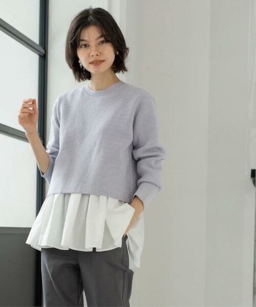 OPAQUE.CLIP / オペーク ドット クリップ その他トップス | 《ツインセット》ショートラメニット×フレアタンクトップ【洗濯機OK】 | 詳細19