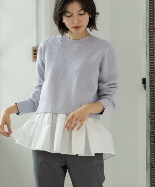 OPAQUE.CLIP / オペーク ドット クリップ その他トップス | 《ツインセット》ショートラメニット×フレアタンクトップ【洗濯機OK】 | 詳細20