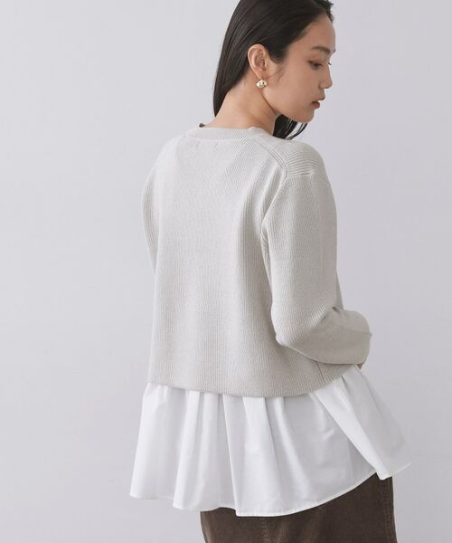 OPAQUE.CLIP / オペーク ドット クリップ その他トップス | 《ツインセット》ショートラメニット×フレアタンクトップ【洗濯機OK】 | 詳細23