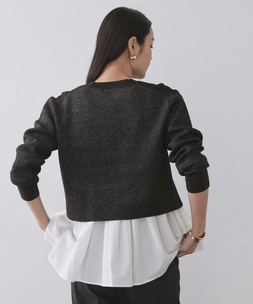 OPAQUE.CLIP / オペーク ドット クリップ その他トップス | 《ツインセット》ショートラメニット×フレアタンクトップ【洗濯機OK】 | 詳細30