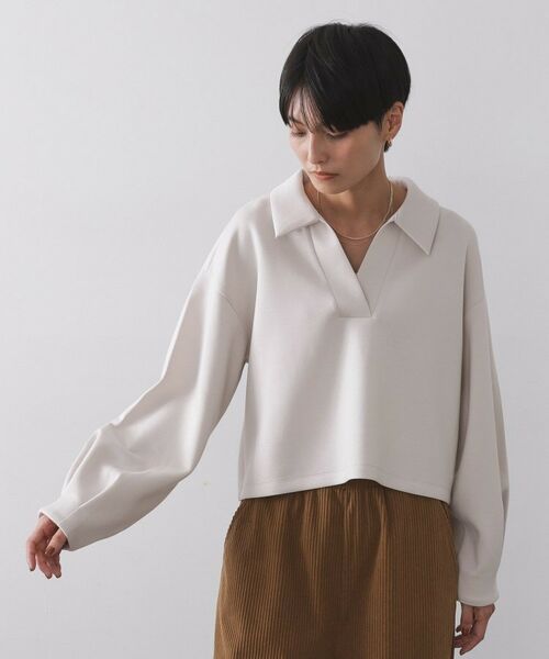 OPAQUE.CLIP / オペーク ドット クリップ カットソー | スキッパートップス【UVケア/洗濯機OK】 | 詳細13