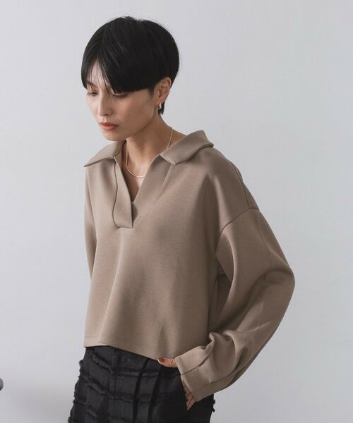 OPAQUE.CLIP / オペーク ドット クリップ カットソー | スキッパートップス【UVケア/洗濯機OK】 | 詳細5