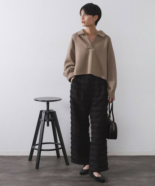 OPAQUE.CLIP / オペーク ドット クリップ カットソー | スキッパートップス【UVケア/洗濯機OK】 | 詳細6