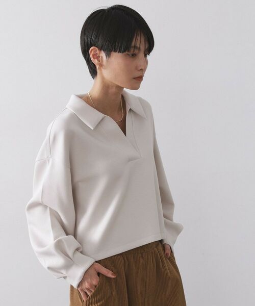 OPAQUE.CLIP / オペーク ドット クリップ カットソー | スキッパートップス【UVケア/洗濯機OK】 | 詳細9