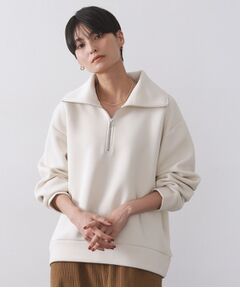 OPAQUE.CLIP / オペーク ドット クリップ カットソー | ハーフジップトップス/セットアップ対応可【洗濯機OK】