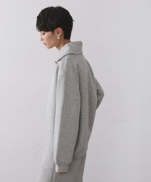 OPAQUE.CLIP / オペーク ドット クリップ カットソー | ハーフジップトップス/セットアップ対応可【洗濯機OK】 | 詳細14