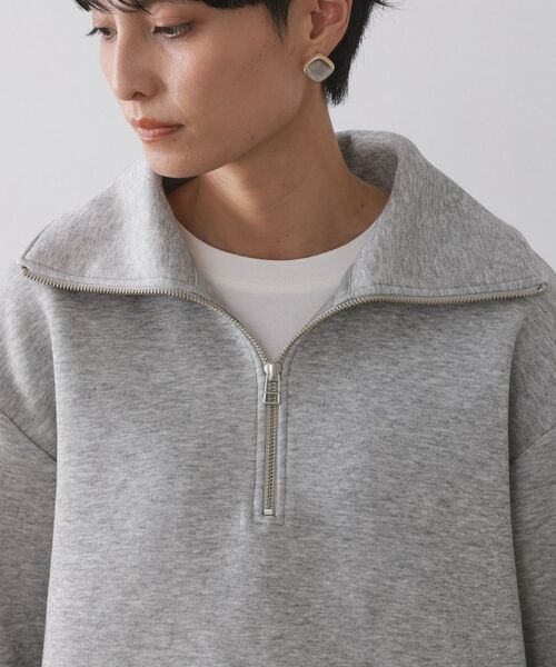 OPAQUE.CLIP / オペーク ドット クリップ カットソー | ハーフジップトップス/セットアップ対応可【洗濯機OK】 | 詳細16