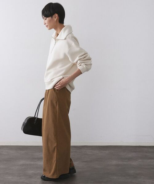 OPAQUE.CLIP / オペーク ドット クリップ カットソー | ハーフジップトップス/セットアップ対応可【洗濯機OK】 | 詳細3