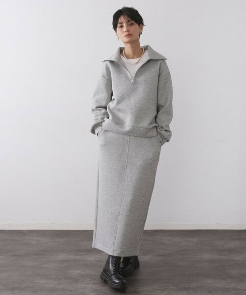 OPAQUE.CLIP / オペーク ドット クリップ カットソー | ハーフジップトップス/セットアップ対応可【洗濯機OK】 | 詳細6