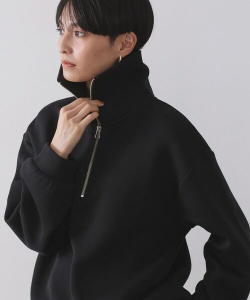 OPAQUE.CLIP / オペーク ドット クリップ カットソー | ハーフジップトップス/セットアップ対応可【洗濯機OK】 | 詳細9