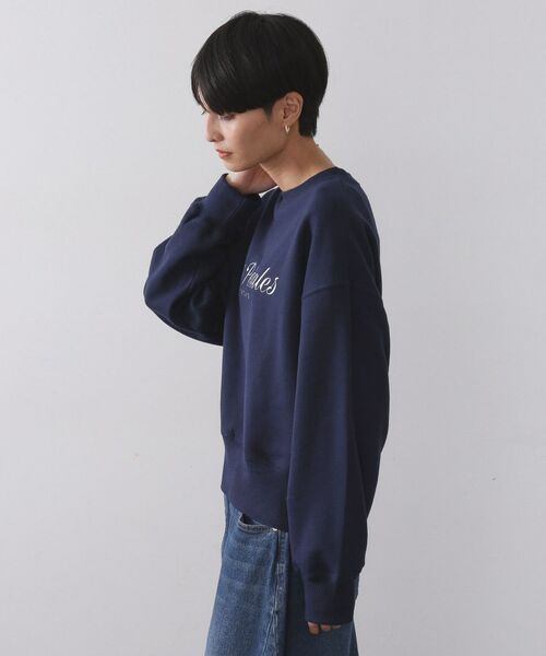 OPAQUE.CLIP / オペーク ドット クリップ カットソー | 刺繍ロゴスウェット【洗濯機OK】 | 詳細10