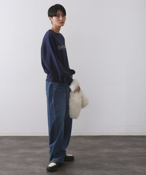 OPAQUE.CLIP / オペーク ドット クリップ カットソー | 刺繍ロゴスウェット【洗濯機OK】 | 詳細6