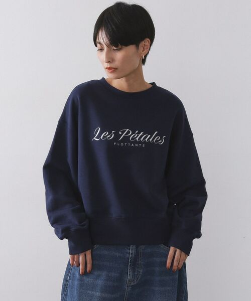 OPAQUE.CLIP / オペーク ドット クリップ カットソー | 刺繍ロゴスウェット【洗濯機OK】 | 詳細9