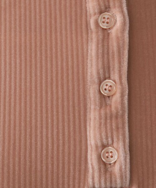 OPAQUE.CLIP / オペーク ドット クリップ カットソー | ベロアタッチリブトップス【洗濯機OK】 | 詳細12