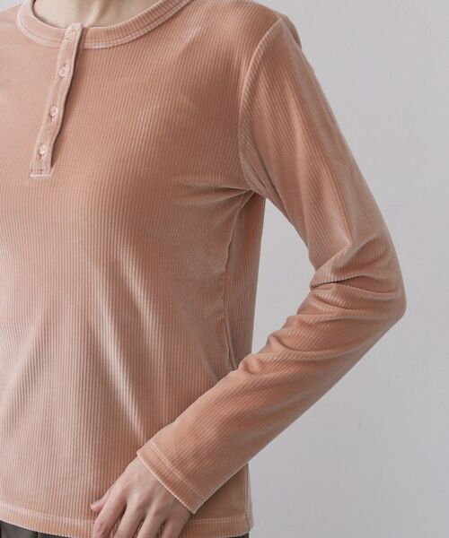 OPAQUE.CLIP / オペーク ドット クリップ カットソー | ベロアタッチリブトップス【洗濯機OK】 | 詳細17