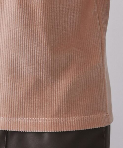 OPAQUE.CLIP / オペーク ドット クリップ カットソー | ベロアタッチリブトップス【洗濯機OK】 | 詳細18