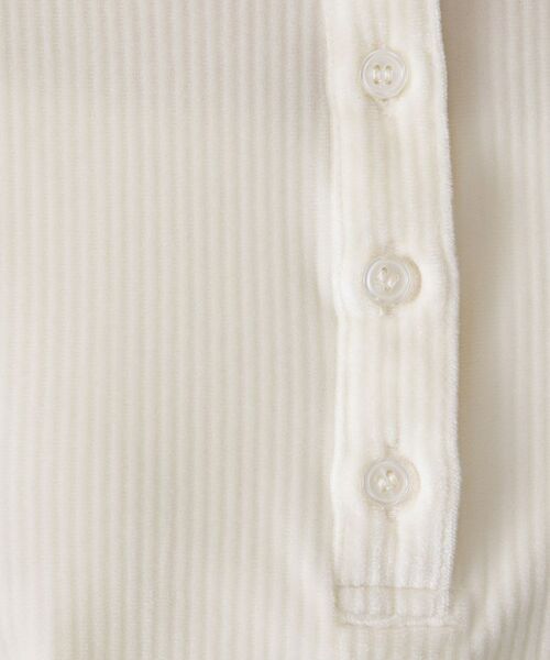 OPAQUE.CLIP / オペーク ドット クリップ カットソー | ベロアタッチリブトップス【洗濯機OK】 | 詳細4