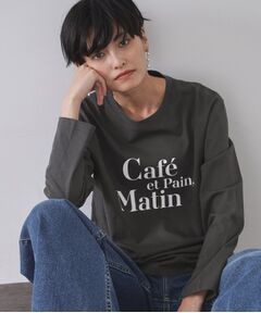 OPAQUE.CLIP / オペーク ドット クリップ カットソー | ロングロゴTシャツ【洗濯機OK】