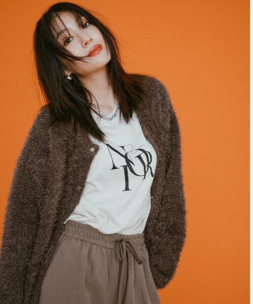 OPAQUE.CLIP / オペーク ドット クリップ カットソー | ロングロゴTシャツ【洗濯機OK】 | 詳細1