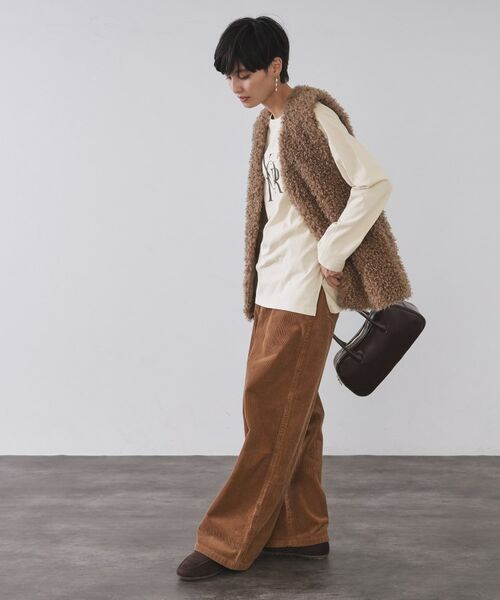 OPAQUE.CLIP / オペーク ドット クリップ カットソー | ロングロゴTシャツ【洗濯機OK】 | 詳細11