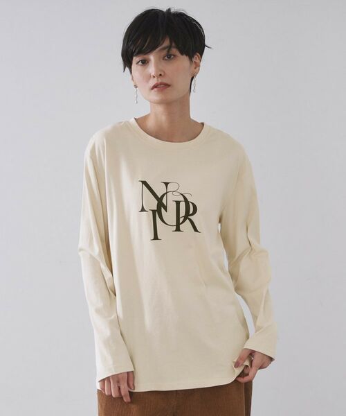 OPAQUE.CLIP / オペーク ドット クリップ カットソー | ロングロゴTシャツ【洗濯機OK】 | 詳細14