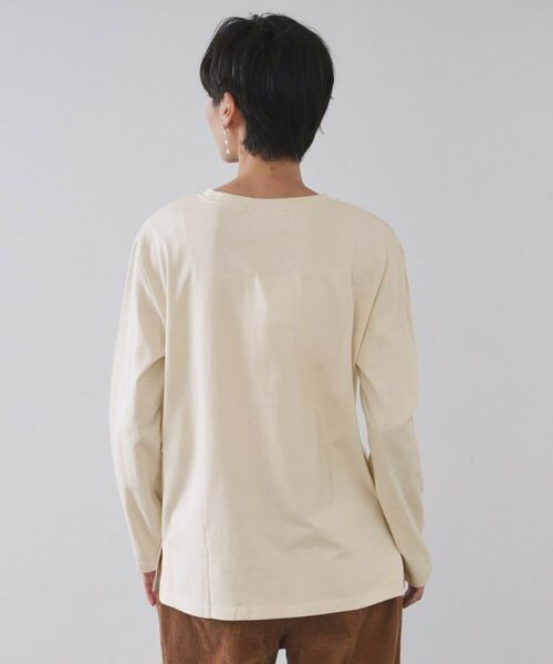 OPAQUE.CLIP / オペーク ドット クリップ カットソー | ロングロゴTシャツ【洗濯機OK】 | 詳細16