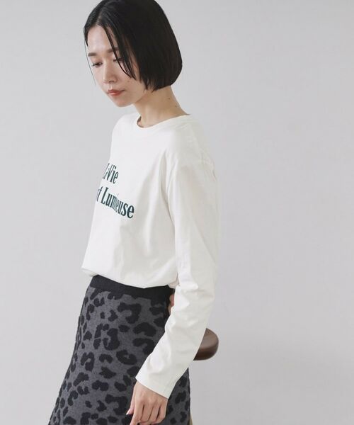 OPAQUE.CLIP / オペーク ドット クリップ カットソー | ロングロゴTシャツ【洗濯機OK】 | 詳細2