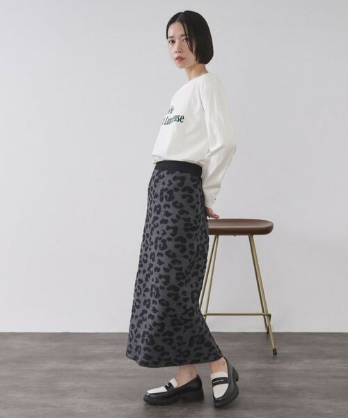 OPAQUE.CLIP / オペーク ドット クリップ カットソー | ロングロゴTシャツ【洗濯機OK】 | 詳細3