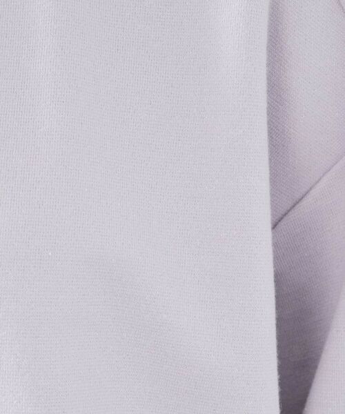 OPAQUE.CLIP / オペーク ドット クリップ スウェット | ラメ裏毛ショートプルオーバー【洗濯機OK】 | 詳細12