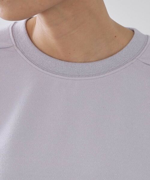 OPAQUE.CLIP / オペーク ドット クリップ スウェット | ラメ裏毛ショートプルオーバー【洗濯機OK】 | 詳細16