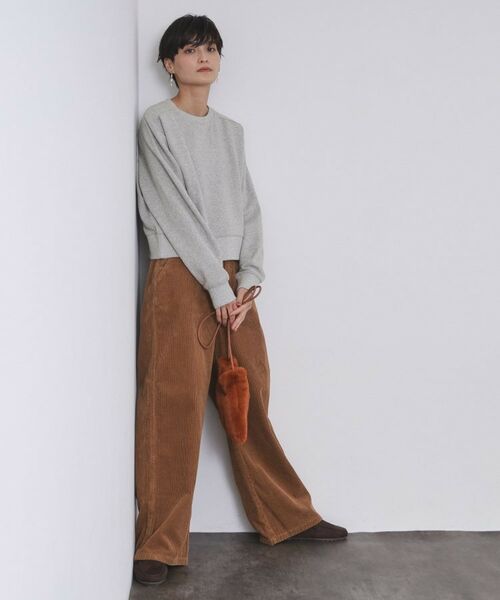 OPAQUE.CLIP / オペーク ドット クリップ スウェット | ラメ裏毛ショートプルオーバー【洗濯機OK】 | 詳細6