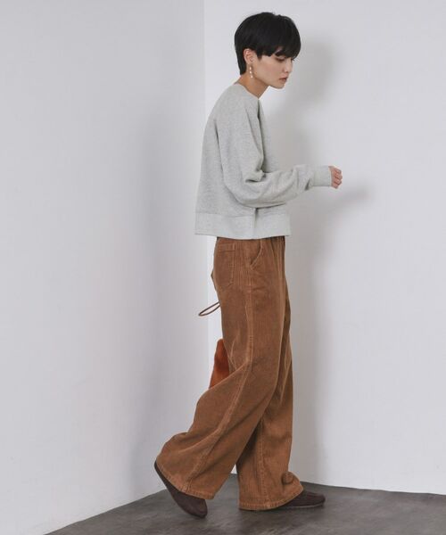 OPAQUE.CLIP / オペーク ドット クリップ スウェット | ラメ裏毛ショートプルオーバー【洗濯機OK】 | 詳細7