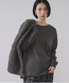 OPAQUE.CLIP / オペーク ドット クリップ カットソー | リラクシーロングTシャツ【洗濯機OK】