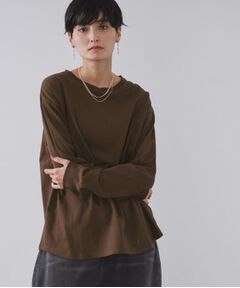 OPAQUE.CLIP / オペーク ドット クリップ カットソー | リラクシーロングTシャツ【洗濯機OK】